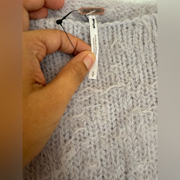 Free People Flurry Sweater in Lilac Frost - Picture 3 of 9